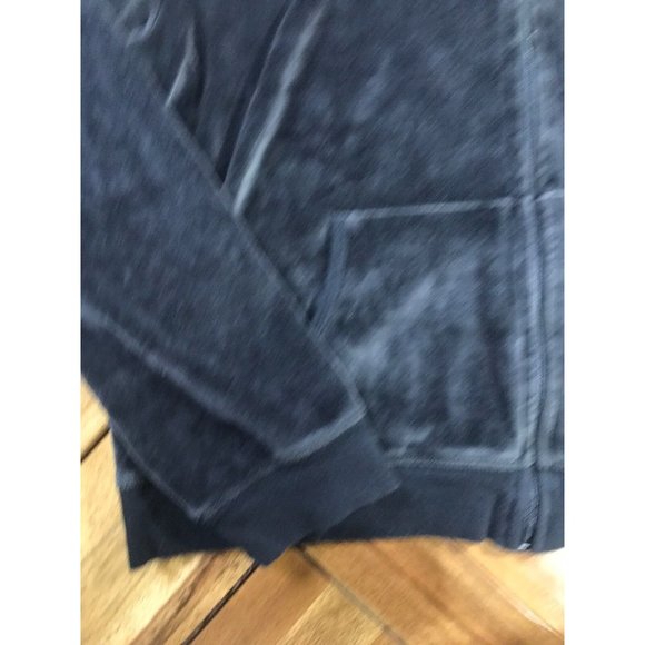 Victoria's Secret VSX Sexy Sport Velour Fitness Workout Zip Up Size Large Black - Picture 2 of 8